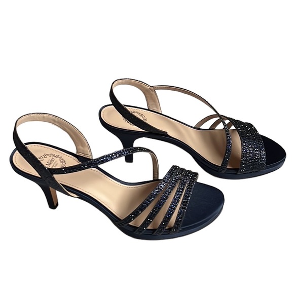 i. miller Shoes I Miller Womens Nalda Heeled Navy Blue Sandals Size